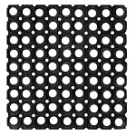 Коврик резиновый  1000х1500х16мм скв. отв. 70004