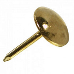 Гвозди  25х1,6 (50шт) мебельные цинк золото 