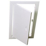 Люк металлический с широким бортом 150х150мм 