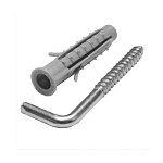 Дюбель потолочный 8х40 мм. S-8 распорный с крюком (костыль)