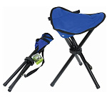 Стульчик складной DW-1001C треугольный (синий)