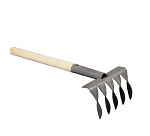 Грабли витые 5 зуб. с черенком ГВ-5