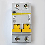 Выключатель автоматический 2полюс. С 16А/ВА 47-29 4.5кА ИЭК