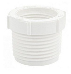 Футорка 1х3/4" полипропиленовая, из АБС пластика