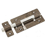 Засов накладной Секрет Киров ЗД-01 круглый бронза 