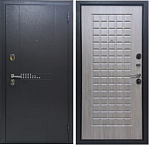 Дверь метал. 860х2050х90мм. левая TRUST ECO MP Антрацит букле/МДФ Орех пепельный