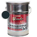 Эмаль д/крыш антрацит ПФ 115 ВИТ color/ВИТ колор  5 кг.