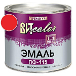 Эмаль красная ПФ 115 ГОСТ ВИТ color/ВИТ колор  1,8 кг.