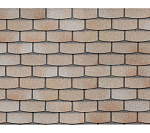 Плитка фасадная ТехноНИКОЛЬ HAUBERK Камень, Травертин (2,2м2) 