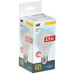 Лампа светодиод. ECO А60 15Вт 6500К белый Е27 230В грушевидная ИЭК