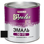 Эмаль черная ПФ 115 ГОСТ ВИТ color/ВИТ колор  2.6 кг.