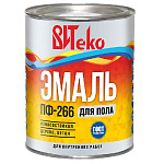 Эмаль д/пола золотистая ПФ 266 ВИТЕКО  0,8 кг.