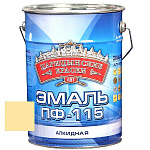 Эмаль кремовая ПФ 115  5 кг.