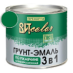 Грунт-эмаль по ржавчине 3 в 1 зеленая ВИТ color/ВИТ колор  1,8 кг.