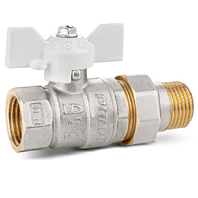 Кран шаровый с америк. вн-нар 3/4 баб. LD Pride