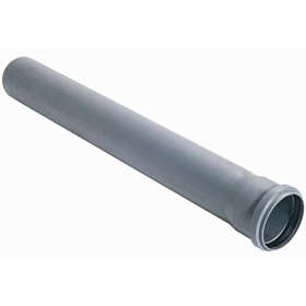 Труба РР канализ.раструбная 50 (L1000) 