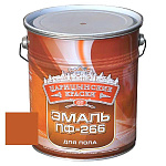 Эмаль д/пола золотистая ПФ 266   5 кг.