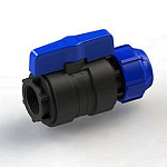 Кран шаровый обжим-вн 25-3/4 ПЭ PN16