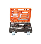 Набор инструментов MAXPILER MXT-82-SET (82 предмета, 1/2" и 1/4", CrV)