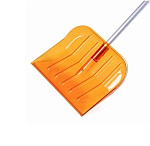 Лопата снеговая Winter ПОЛИКАРБОНАТ(оранжевая) с ал чер и V ручкой