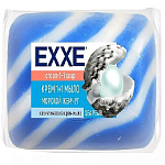 Крем-мыло EXXE 1+1 "Морской жемчуг" (СИНЕЕ полосатое), 90г х 1штука