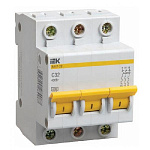 Выключатель автоматический 3полюс. С 16А/ВА 47-29 4.5кА ИЭК