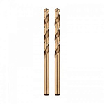 Сверла HSS Р6М5К5 по металлу, 3,0 мм, А1, DIN 338, Co 5 %, блистер, 2 шт.