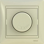 Светорегулятор слоновая кость с/у "LEDARD Novus" 400Вт 250В 