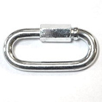 Карабин винтовой, оцинк.10мм