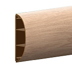 Наличник ПВХ 65х15х2200 дуб светлый с кабель-каналом