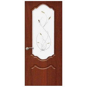 Дверной блок ДО Мечта Итальянский Орех 2,1х1,0 (2,0х0,9) ПВХ 3Д с коробкой 