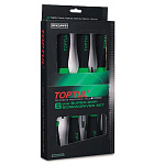 Набор отверток (6 шт.) TORX (Т10, 15, 20, 25, 30, 40) TOPTUL