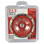 Чашка алмазная шлифовальная однорядная P.I.T. 125x22,2мм (APLS19-125B)