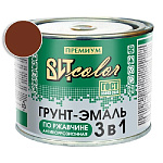 Грунт-эмаль по ржавчине 3 в 1 кр.-кор. ВИТ color/ВИТ колор  0,4 кг.