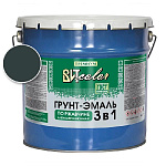 Грунт-эмаль по ржавчине 3 в 1 графитовый серый ВИТ color/ВИТ колор RAL 7024 10 кг.