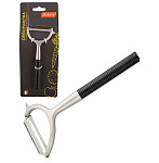 Овощечистка ELETTO с гориз. лезв-м, сплав цинка никелированный,ABS пластик (ручка)