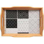 Поднос бамбук 39х28х6см №1 КТ-ПД-01