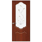 Дверной блок ДО Мечта Итальянский Орех 2,1х0,9 (2,0х0,8) ПВХ 3Д с коробкой 