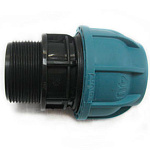 Муфта ПЭ резьбовое соед., нар.р.@ 40х1 1/4