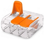 Клемма соединительная СК-221-413 компактная (4,0мм2) (3 провода) VKL