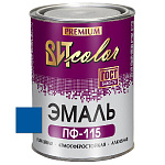 Эмаль синяя ПФ 115 ГОСТ ВИТ color  0,8 кг.