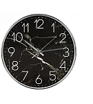 Часы настенные, кварцевые, 30 см, тихий ход, кругл, полимер, Y4-6870