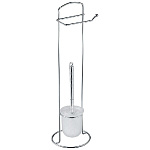 Стойка напольная с держателем для туалетной бумаги и ершиком ELINE TBH-1