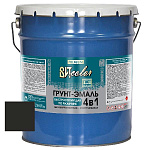 Грунт-эмаль  по ржавчине черная быстросохнущая  ВИТ color18 кг.