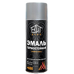 Эмаль аэрозольная термостойкая антикоррозионная серебристая,520 мл. !