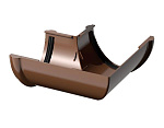 Угол желоба 90 ТехноНИКОЛЬ ПВХ, коричневый 