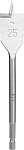 Сверло по дереву перовое P.I.T. Ø25x152мм, хвостовик HEX 1/4"/6,35мм (AWOD04-0025)