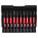 Бита ударная магнитная P.I.T. DRUA PZ2x50 мм, IMPACT, торсионная зона, 10 шт, кейс (ASDR01-50PZ2A)