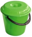 Ведро пласт.  6 л. с крышкой