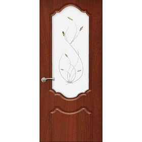 Дверной блок ДО Мечта Итальянский Орех 2,1х0,7 (2,0х0,6) ПВХ 3Д с коробкой 